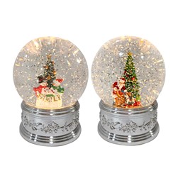 LED Santa & Snowman Spinner 2 Assorted 16cm LED Santa & Snowman Spinner 2 Assorted 16cm