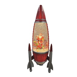 LED Santa Spinner Rocket 48cm LED Santa Spinner Rocket 48cm