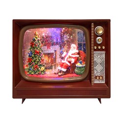 LED Santa TV Spinner 25x20cm LED Santa TV Spinner 25x20cm