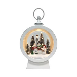 LED Snowman Lantern White 23x33cm LED Snowman Lantern White 23x33cm
