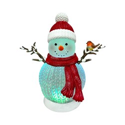 LED Snowman Spinner 27cm LED Snowman Spinner 27cm