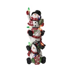 LED Snowman Stack 13x32cm LED Snowman Stack 13x32cm