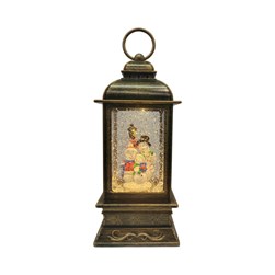 LED Snowman Lantern Spinner 24cm