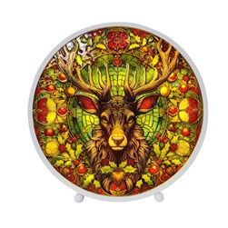 LED Stained Glass Stag 22x23cm LED Stained Glass Stag 22x23cm