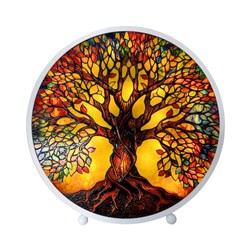 LED Stained Glass Tree 22x23cm