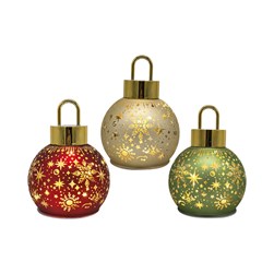 LED Starburst Bauble 18cm 3 Assorted Colours LED Starburst Bauble 18cm 3 Assorted Colours