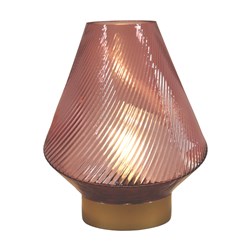 LED Swirl Lamp Purple 20cm LED Swirl Lamp Purple 20cm
