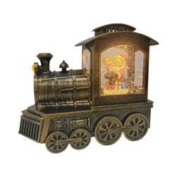 LED Santa Train Spinner 18x16cm LED Santa Train Spinner 18x16cm