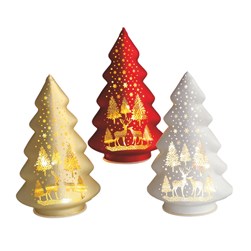 LED Tree 19cm 3 Assorted LED Tree 19cm 3 Assorted