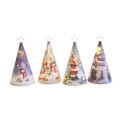 LED Tree Lantern 21cm 4 Asst LED Tree Lantern 21cm 4 Asst