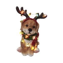 LED Christmas Puppy 17x25cm LED Christmas Puppy 17x25cm
