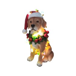 LED Christmas Retriever 12x25cm LED Christmas Retriever 12x25cm