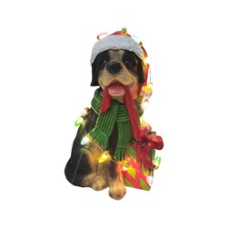 LED Christmas Rottweiler 12x24cm LED Christmas Rottweiler 12x24cm