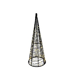LED Cone Black (195L) 34cm