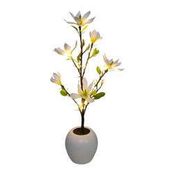 LED (30L) White Magnolia Tree 55cm LED (30L) White Magnolia Tree 55cm