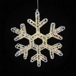 LED (500L) Snowflake White 42cm LED (500L) Snowflake White 42cm