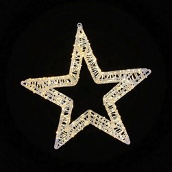 LED (500L) Star White 42 x 42cm