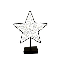LED Star On Base Black (85L) 35cm LED Star On Base Black (85L) 35cm