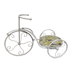Letino Bike Plant Stand – Lemon Design 54x22cm Letino Bike Plant Stand – Lemon Design 54x22cm