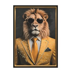Lion Crystal Print 50x70cm Lion Crystal Print 50x70cm