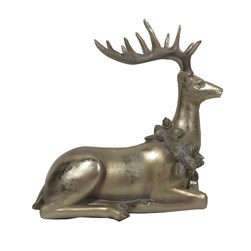Lying Reindeer Gold 30x28cm Lying Reindeer Gold 30x28cm