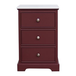 Marbled Top 3 Drawer Cabinet