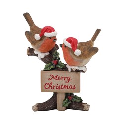 Merry Christmas Robins 11x14cm Merry Christmas Robins 11x14cm