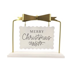 Merry Christmas Sign 25 x 19cm Merry Christmas Sign 25 x 19cm