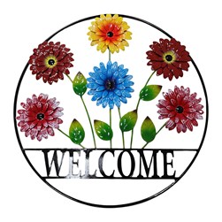Metal Daisy Wall D‚cor 51cm