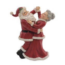 Mr & Mrs Claus Dancing 21x26cm Mr & Mrs Claus Dancing 21x26cm