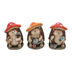 Mushroom Hedgehog 16cm 3 Ast