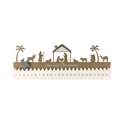 Nativity Countdown 46x17cm