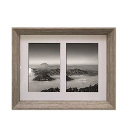 Natural Photo Frame Double 4x6in Natural Photo Frame Double 4x6in