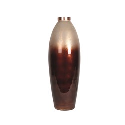 Ombre Gold Rim Vase 83cm Ombre Gold Rim Vase 83cm