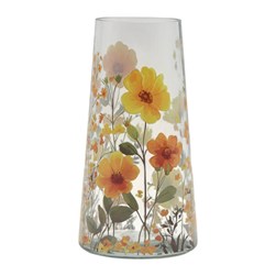 Orange Floral Vase 25cm Orange Floral Vase 25cm