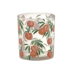 Peach Tealight Holder 8cm