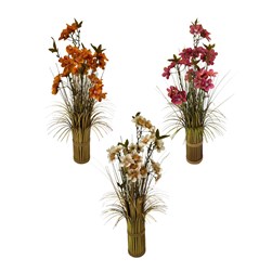 Pear Blossom Grass Bundles 65cm 3 Assorted Pear Blossom Grass Bundles 65cm 3 Assorted