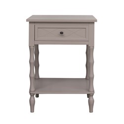 Pebble Grey 1 Drawer Table 66cm Pebble Grey 1 Drawer Table 66cm