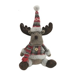 Plush Sitting Reindeer 21x30 Plush Sitting Reindeer 21x30