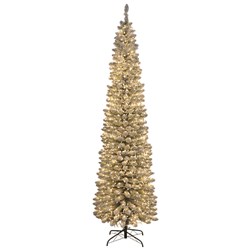 Pre Lit (1250L) 195cm Slim Space Saver Pencil Tree Pre Lit (1250L) 195cm Slim Space Saver Pencil Tree