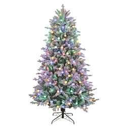 Pre Lit (330L) 180cm Pastel and White Mix Light Bauble Tree Pre Lit (330L) 180cm Pastel and White Mix Light Bauble Tree