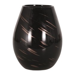 Purple Marbled Vase 19cm Purple Marbled Vase 19cm