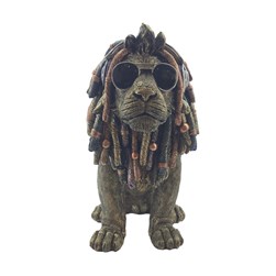 Rasta Lion Figurine 35.5cm Rasta Lion Figurine 35.5cm