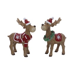 Reindeer 26 x 20cm 2 Assorted Reindeer 26 x 20cm 2 Assorted