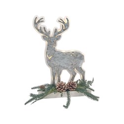 LED Reindeer Decor 20x33cm