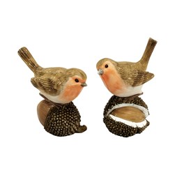 Robin and Acorns 9cm