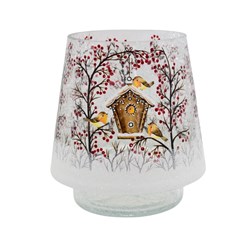 Robin Candle Holder 18cm Robin Candle Holder 18cm