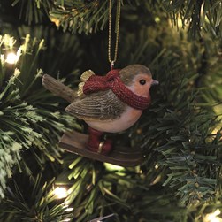 Robin Hanging Tree Decoration 6cm Robin Hanging Tree Decoration 6cm