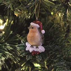 Robin Hanging Tree Decoration 7cm Robin Hanging Tree Decoration 7cm