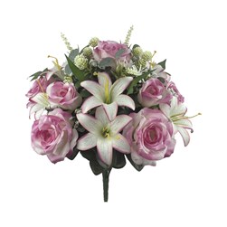 Rose & Lily Bouquet Pink 45cm Rose & Lily Bouquet Pink 45cm